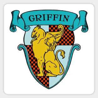 Griffin Coat-of-Arms with a Gryphon Sticker